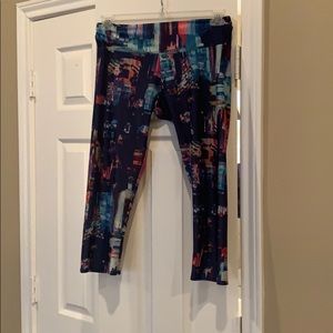 Multi colored yoga pants